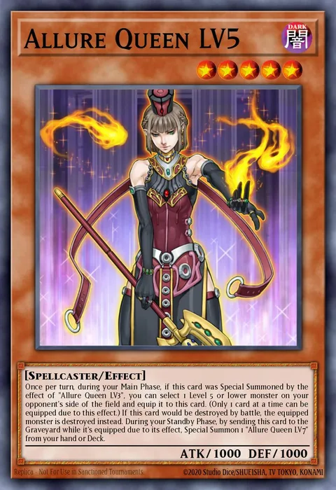 Allure Queen LV5 trading card