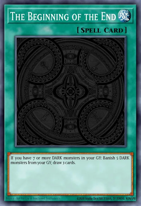 The Beginning of the End trading card