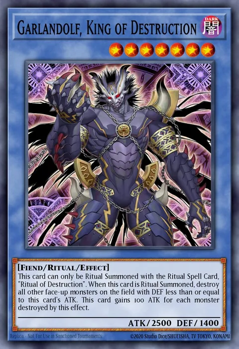 Garlandolf, King of Destruction trading card
