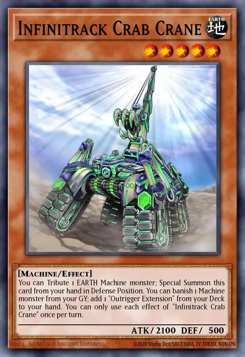 Infinitrack Crab Crane trading card