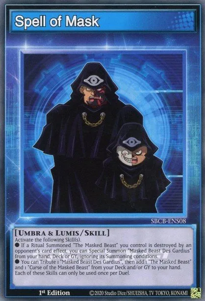 Spell of Mask (Skill Card) trading card