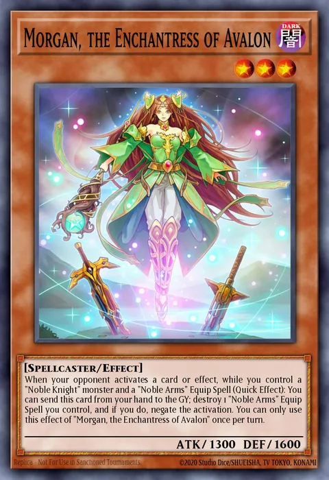 Morgan, the Enchantress of Avalon trading card