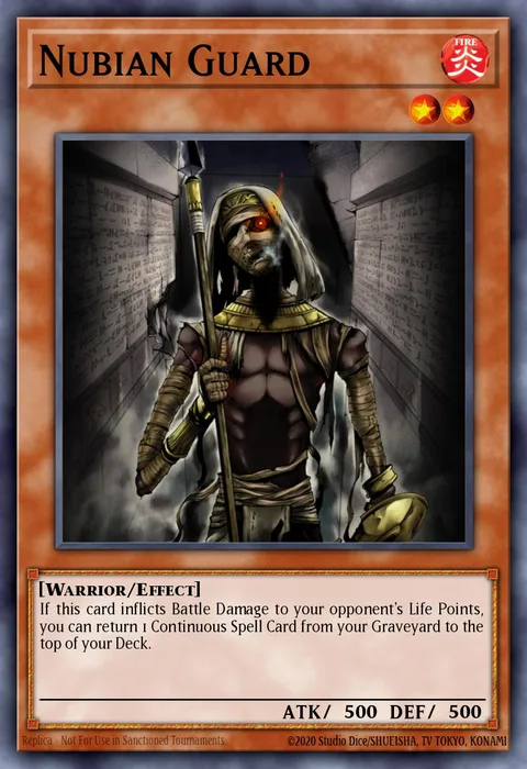 Nubian Guard trading card