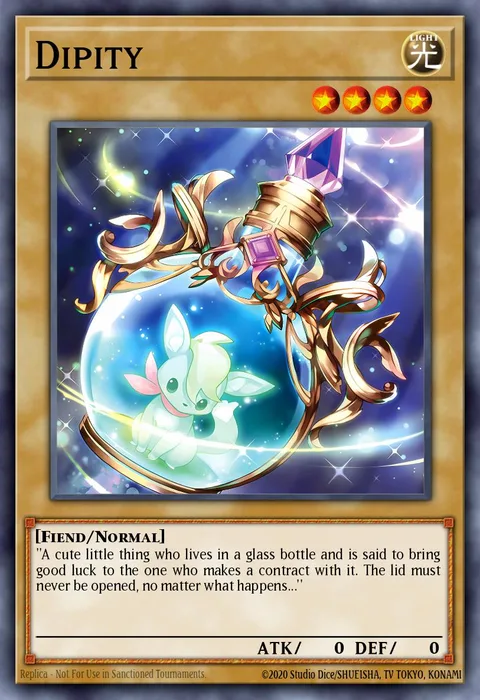 Dipity trading card