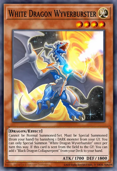 White Dragon Wyverburster trading card