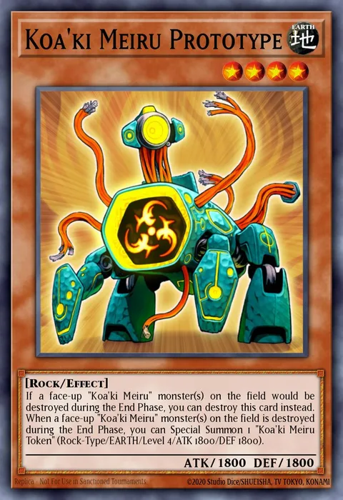 Koa'ki Meiru Prototype trading card