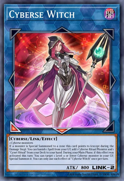 Cyberse Witch trading card