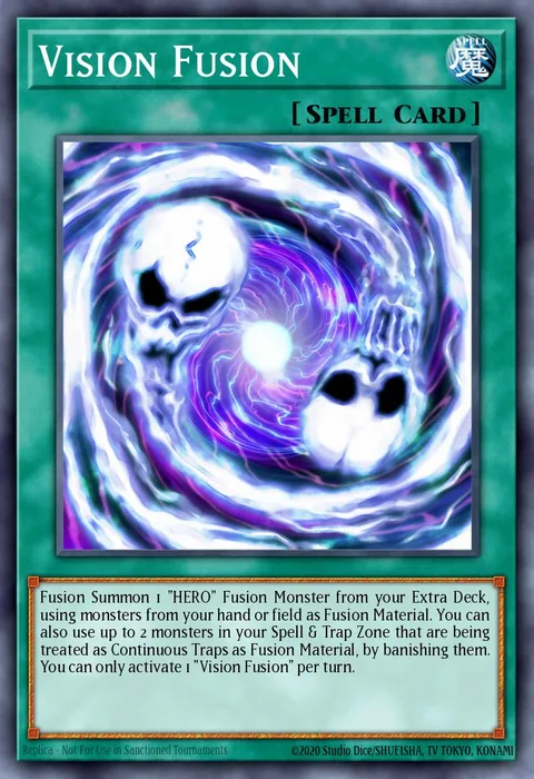 Vision Fusion trading card
