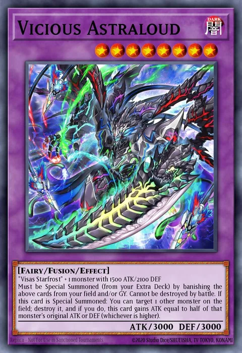 Vicious Astraloud trading card