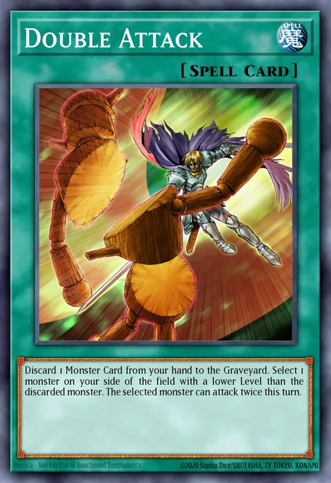 Double Attack trading card