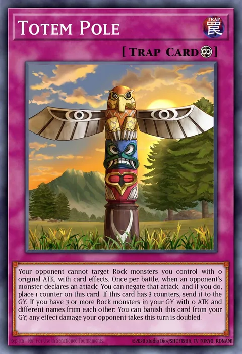 Totem Pole trading card