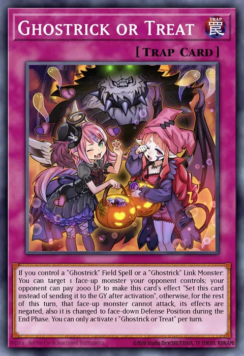 Ghostrick or Treat trading card