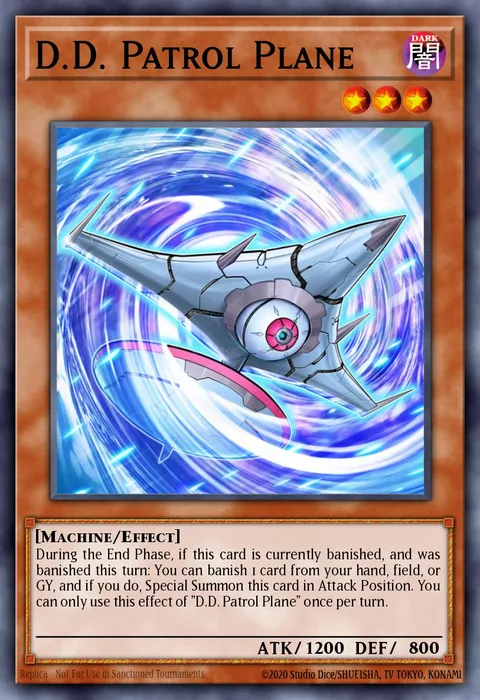 D.D. Patrol Plane trading card
