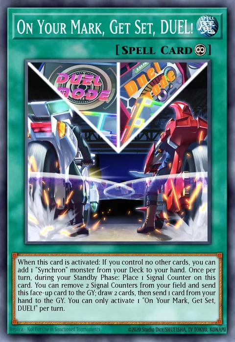 On Your Mark, Get Set, DUEL! trading card