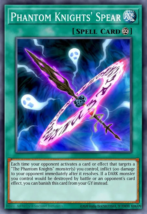 Phantom Knights' Spear trading card