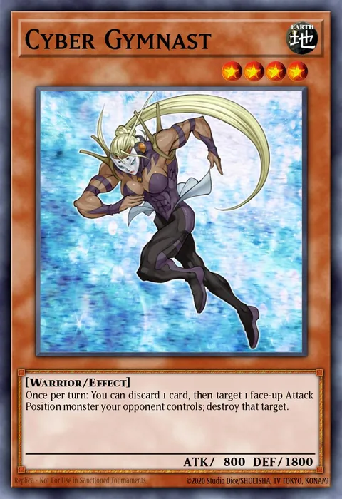 Cyber Gymnast trading card