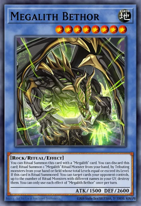 Megalith Bethor trading card