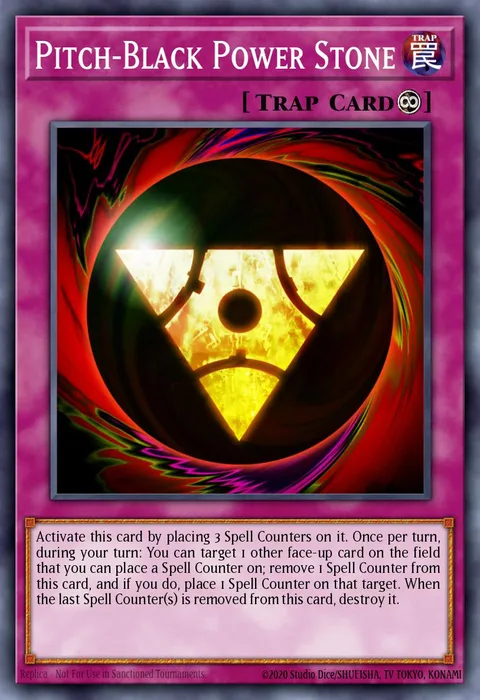Pitch-Black Power Stone trading card