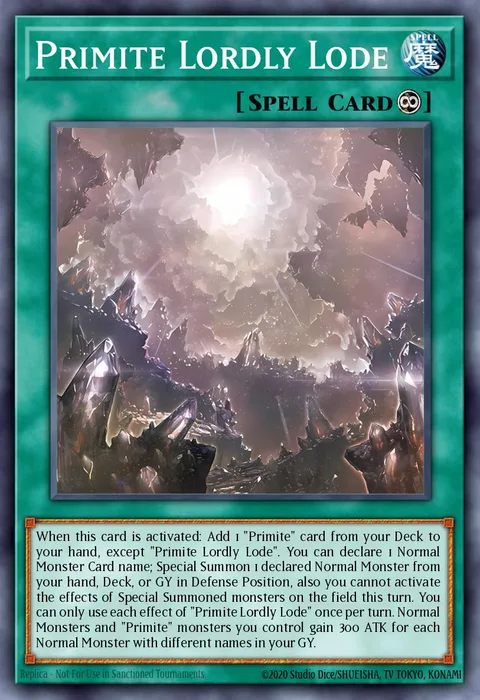 Primite Lordly Lode trading card