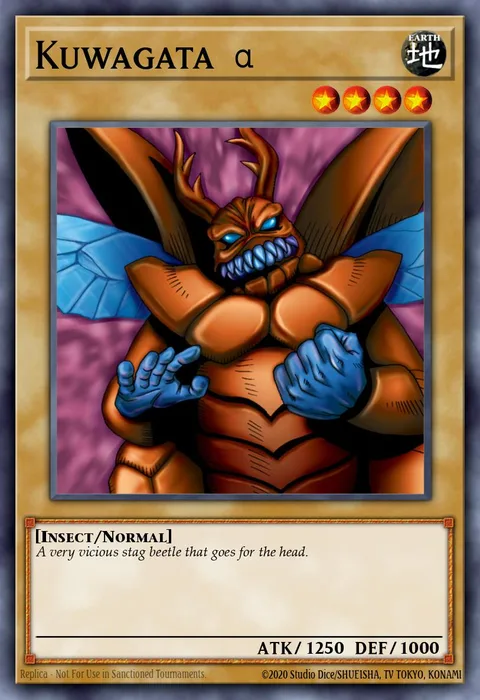 Kuwagata α trading card