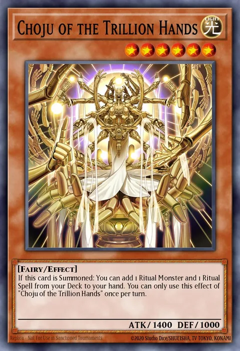 Choju of the Trillion Hands trading card