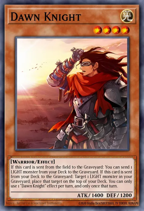 Dawn Knight trading card