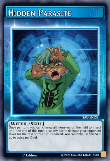Hidden Parasite trading card