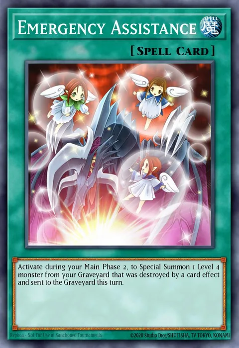 Emergency Assistance trading card