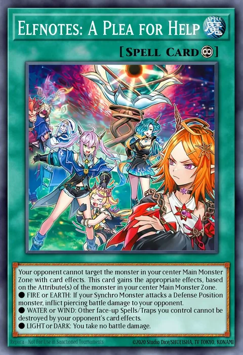 Elfnotes: A Plea for Help trading card