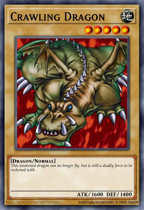 Crawling Dragon trading card