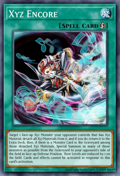 Xyz Encore trading card