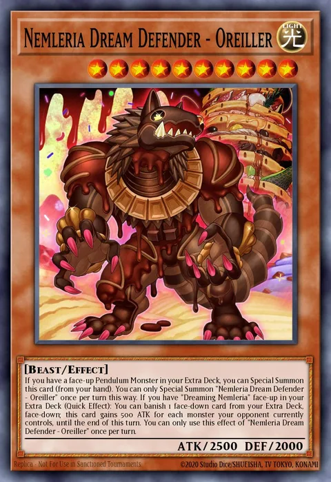 Nemleria Dream Defender - Oreiller trading card