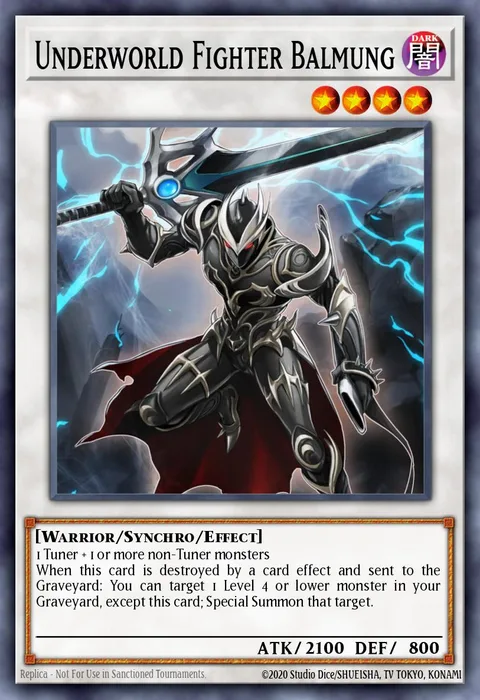 Underworld Fighter Balmung trading card
