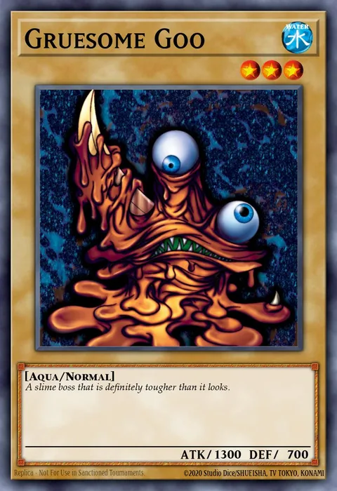 Gruesome Goo trading card