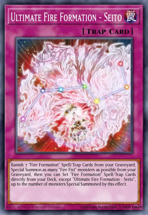Ultimate Fire Formation - Seito trading card