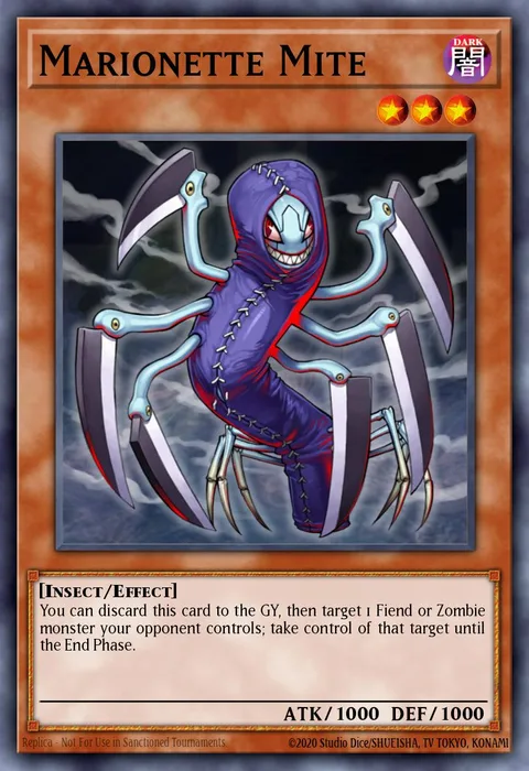Marionette Mite trading card