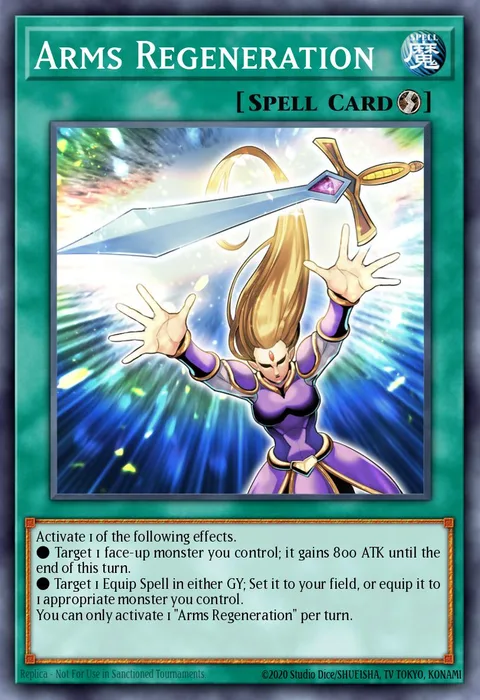 Arms Regeneration trading card