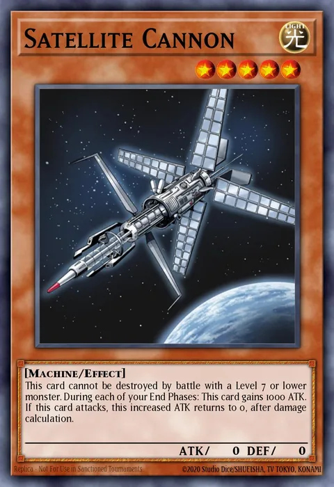 Satellite Cannon trading card