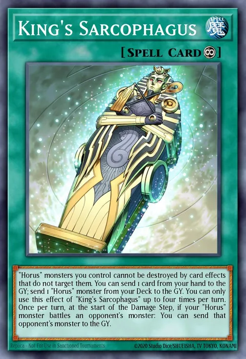 King's Sarcophagus trading card