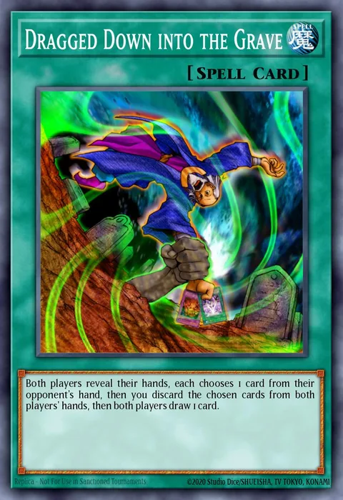 Dragged Down into the Grave trading card