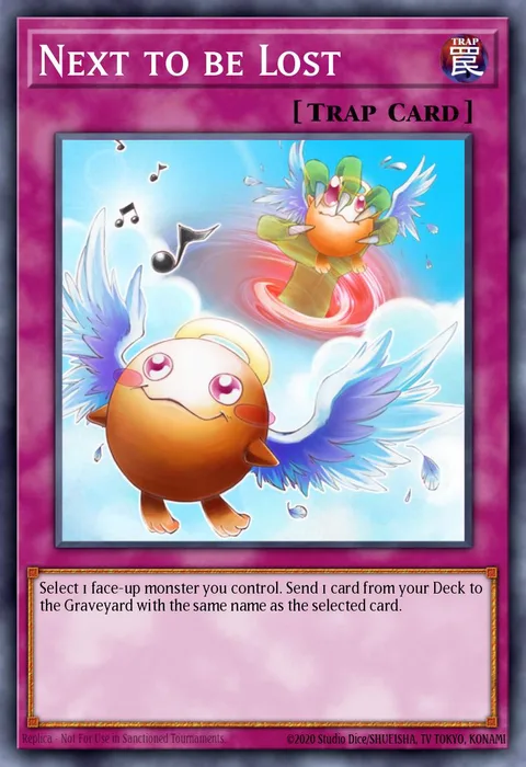 Next to be Lost trading card