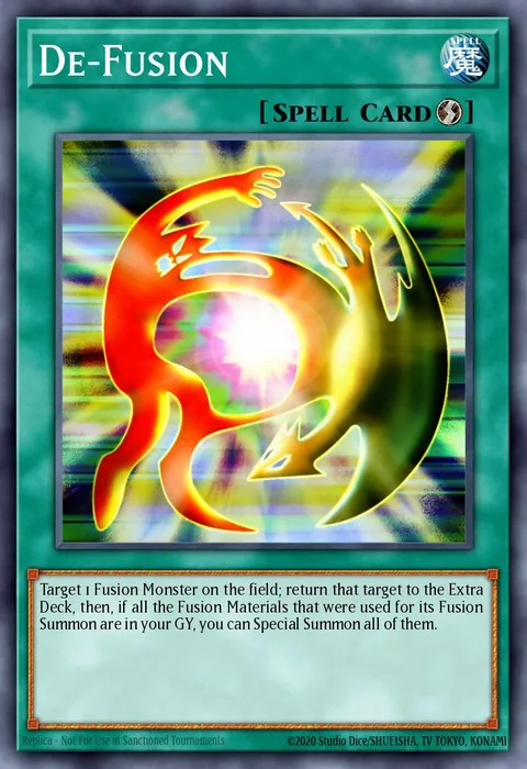 De-Fusion trading card