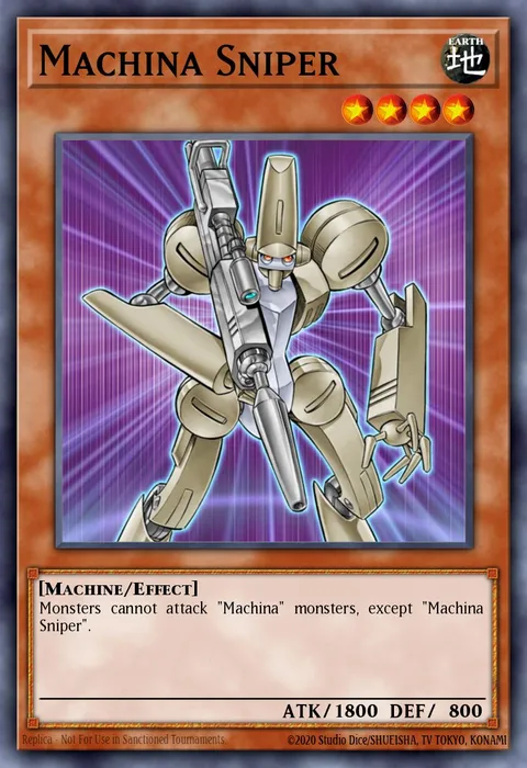 Machina Sniper trading card