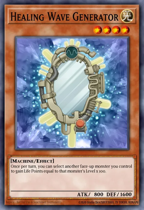 Healing Wave Generator trading card