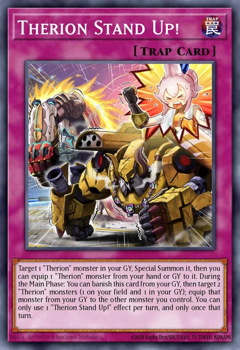 Therion Stand Up! trading card