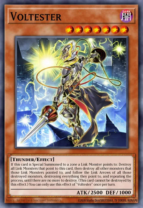 Voltester trading card