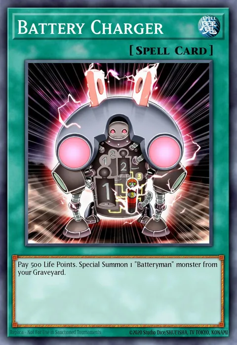 Battery Charger trading card