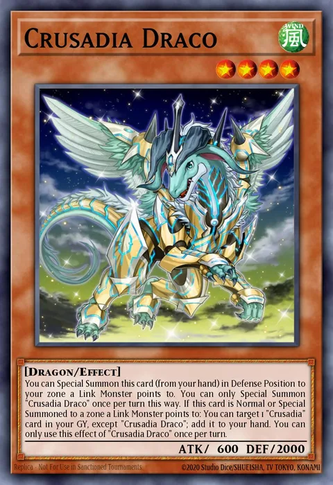 Crusadia Draco trading card