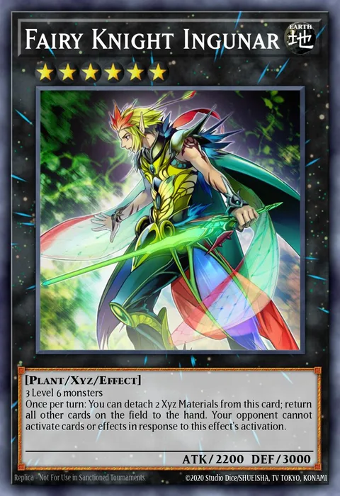 Fairy Knight Ingunar trading card