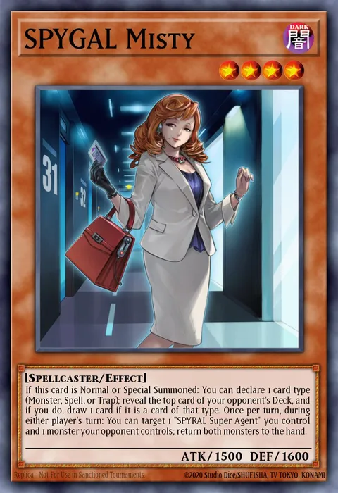 SPYGAL Misty trading card